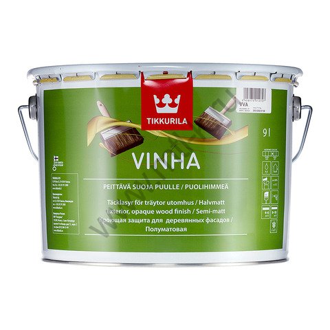 Tikkurila Vinha / Тиккурила Винха кроющий антисептик для древесины водорастворимый