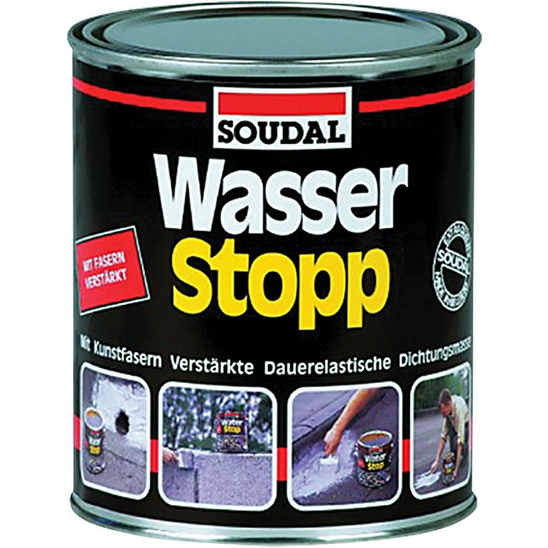 Soudal Wasser Stopp армированное покрытие для импрегнации крыш