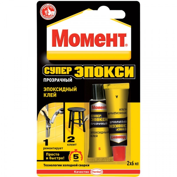 Момент Супер Эпокси Прозрачный