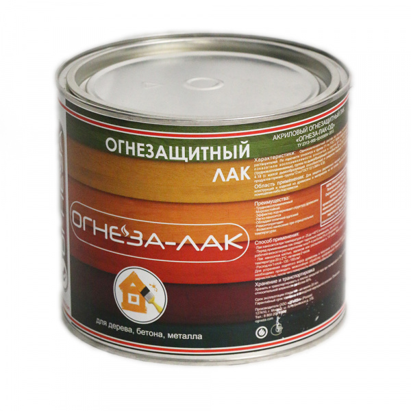 ОГНЕЗА ЛАК ОД 2,4 л