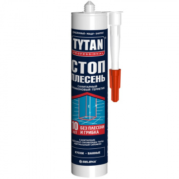 Tytan Professional Стоп плесень герметик силиконовый санитарный нейтральный 